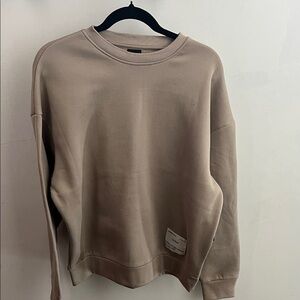 Essentials Men's Beige Crewneck Sweater